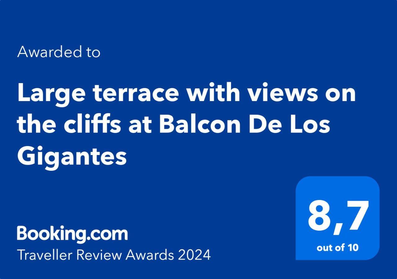 Large Terrace With Views On The Cliffs At Balcon De Los Gigantes Пуэрто-де-Сантьяго Экстерьер фото
